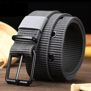 เข็มขัดผ้าใบไนลอนปรับขนาดได้สำหรับผู้ชาย