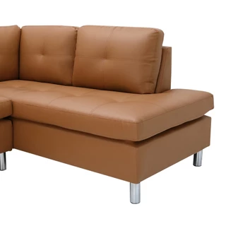 INDEX LIVING MALL โซฟาหนังสังเคราะห์ L-Shape รุ่น โอวิร่า - สีเทา,สีดำและสีน้ำตาล มีให้เลือก ด้านซ้ายและด้านขวา