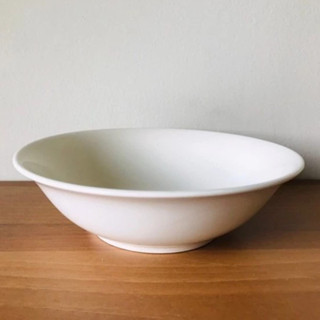 ชามปากบานเซรามิคสีขาว เนื้อหนา 6 นิ้ว / 7 นิ้ว / 8 นิ้ว / 9 …