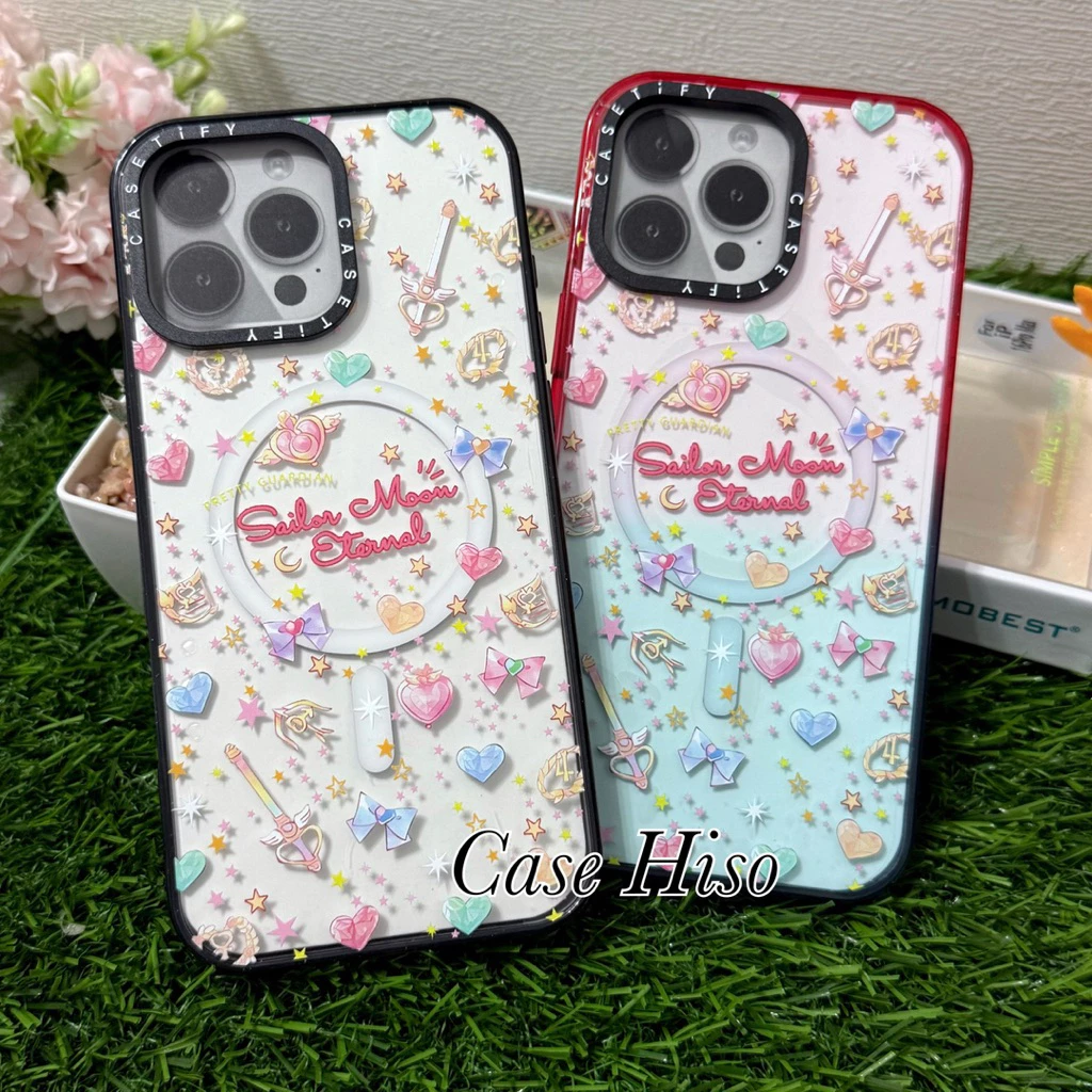 Mobest case ใสพิมพ์ลาย รองรับชาร์จแม่เหล็ก สำหรับ 17 pro max/17 pro/17/16 pro max /15 /15 pro max /14promax/13 pro max