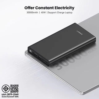 รุ่นใหม่ E29-Ultra (สีดำ )Orsen by Eloop ชาร์จเร็ว 45W แบตเตอรี่ 30000 mAh พาวเวอร์แบงค์ ของแท้100%