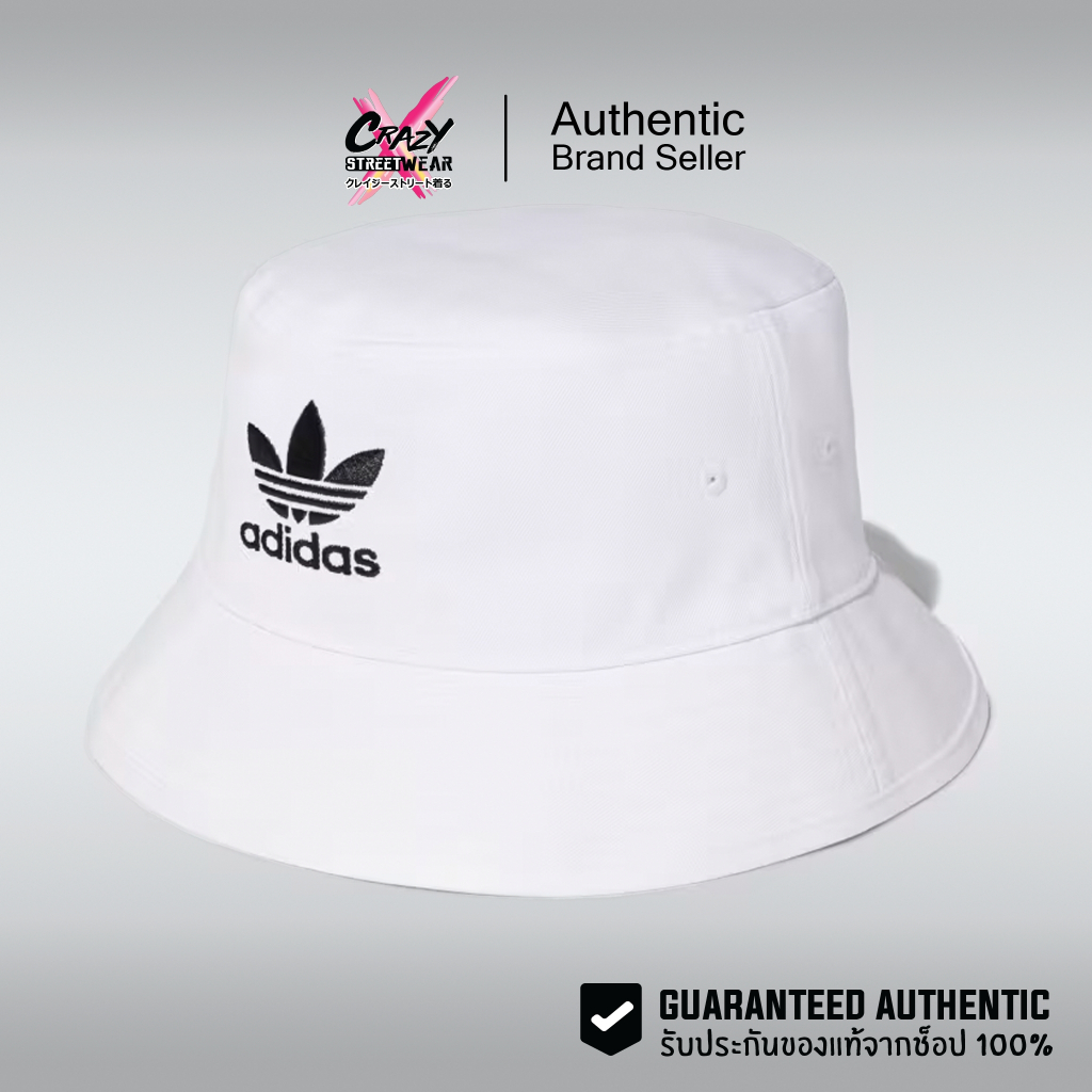 หมวก Adidas Adicolor Bucket Hat ของแท้ 100% FQ4641 ลิขสิทธิ์แท้ อดิดาส หมวกบัคเก็ต
