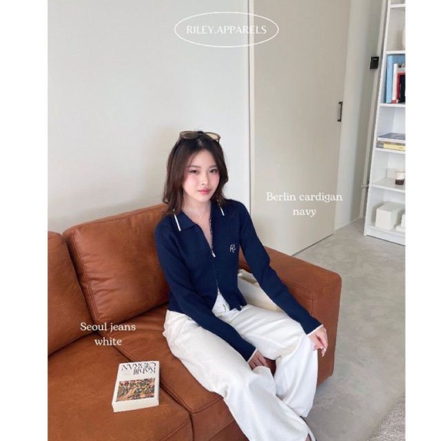 🔴 โค้ด📌 30wow200🧧[ส่งไว] รวมเสื้อผ้า Riley.apparels cardigan berlin 💖