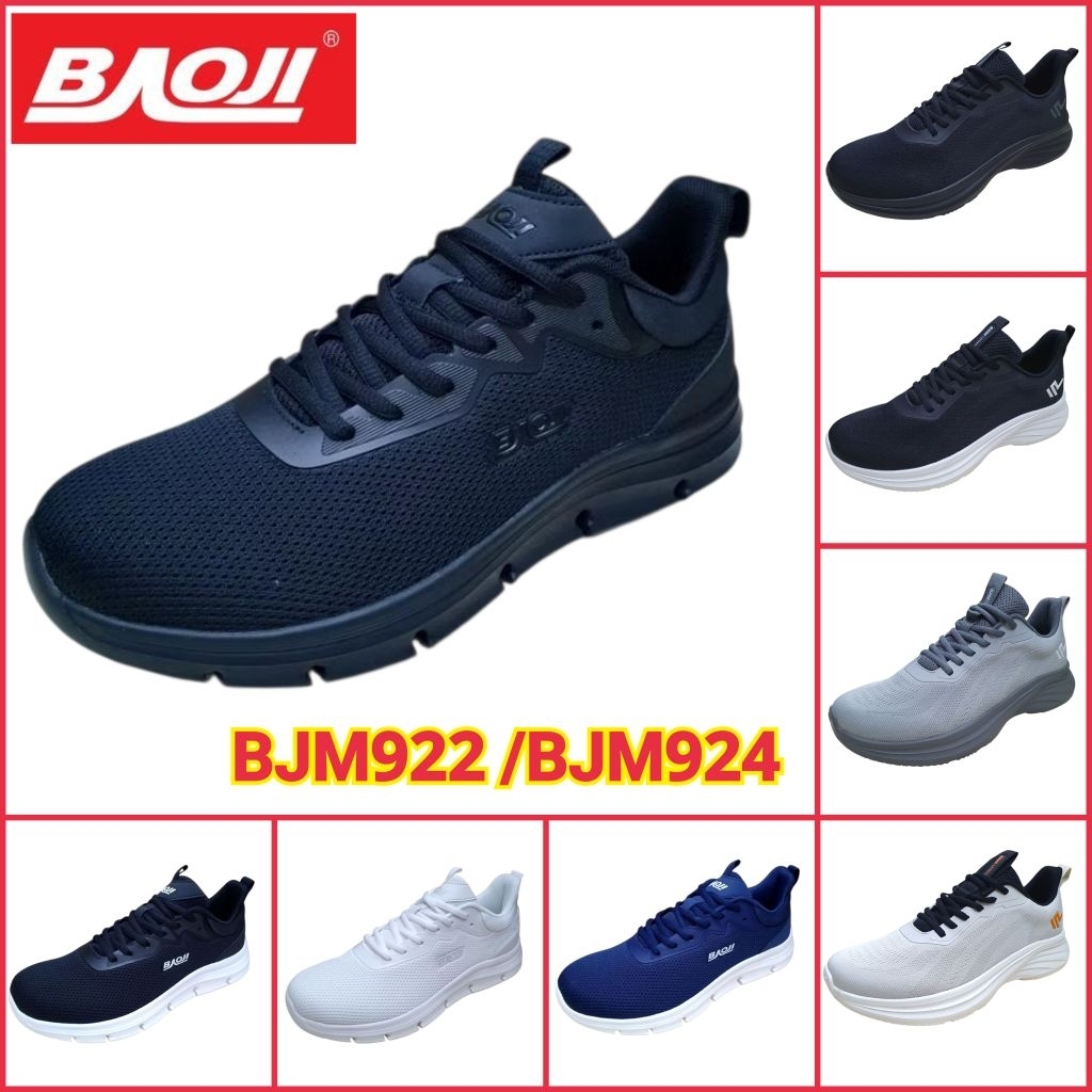 Baoji BJM922 / BJM924 รองเท้าผ้าใบชาย บาโอจิ รองเท้าสนีกเกอร์ ไซส์ 41-45. (ซส)
