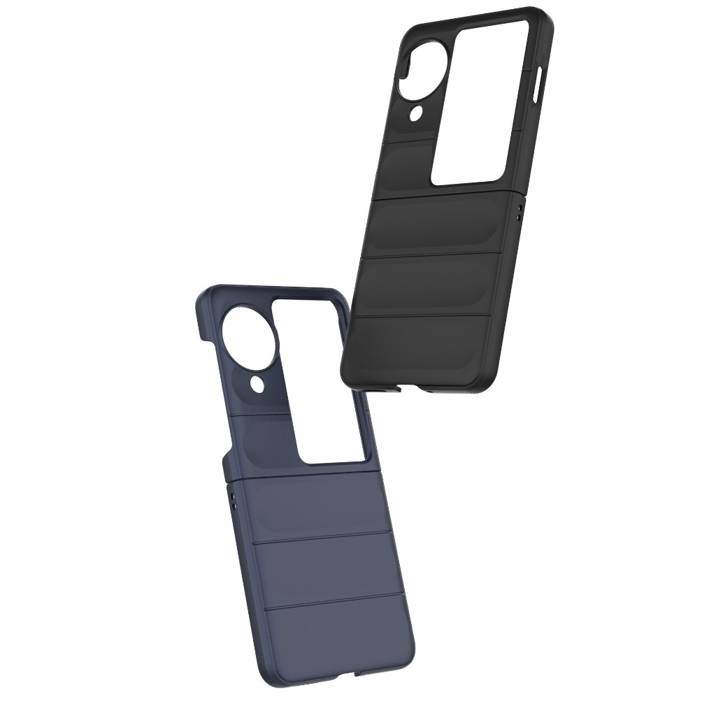 เคสโทรศัพท์สําหรับ OPPO Find N3 Flip N2 Flip 5G Case ปลอกกันกระแทกป้องกัน Flannel ฝาหลัง - รูปที่ 3