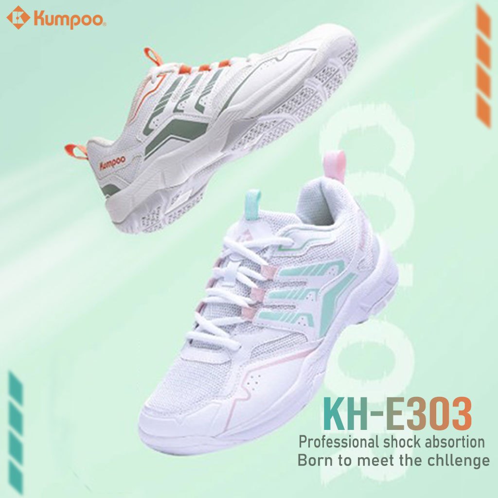 รองเท้าแบดมินตัน Kumpoo รุ่น KH-E303 New 2025