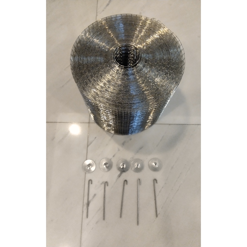 ตาข่ายสแตนเลส เกรด 304 กันนกแผงโซล่าเซลล์ ตาข่าย solar cell ตาข่ายกันนก พร้อม คลิปล็อคอะลูมิเนียม - รูปที่ 2