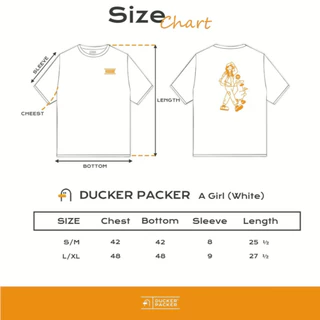 เสื้อยืด DUCKER PACKER | ลาย A Girl | Unisex
