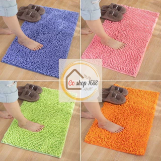 พรมเช็ดเท้านาโนตัวหนอน ดักฝุ่น/ทราย【 ขนาด 40 × 60 cm.】รุ่นบาง ซับน้ำดีเยี่ยม พรมแต่งห้อง พรมเช็ดห้องน้ำ พรมปูพื้น ฯลฯ