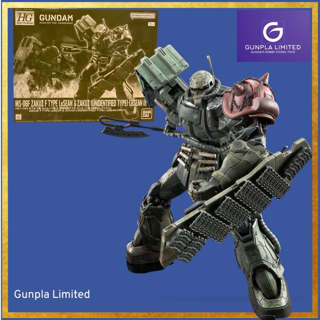 MS-06F ZAKU II F TYPE LeSEAN & ZAKU II (UNIDENTIFIED TYPE) LeSEAN (RFV)