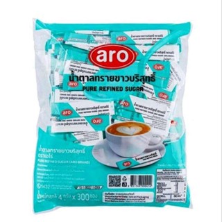 aro เอโร่ น้ำตาลทรายขาว น้ำตาลทรายขาวบริสุทธิ์  ปริมาณ4กรัม×…