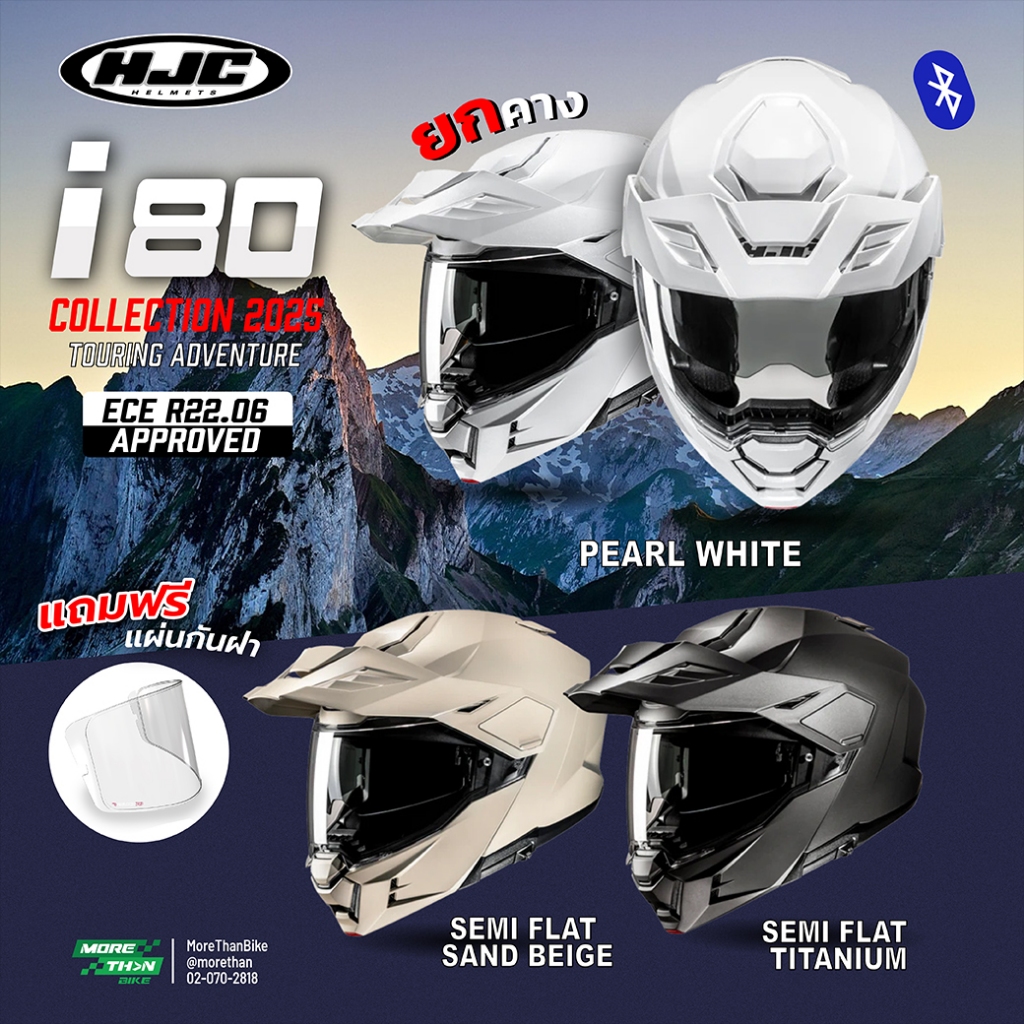 หมวกกันน็อค HJC รุ่น I-80 Plain Color