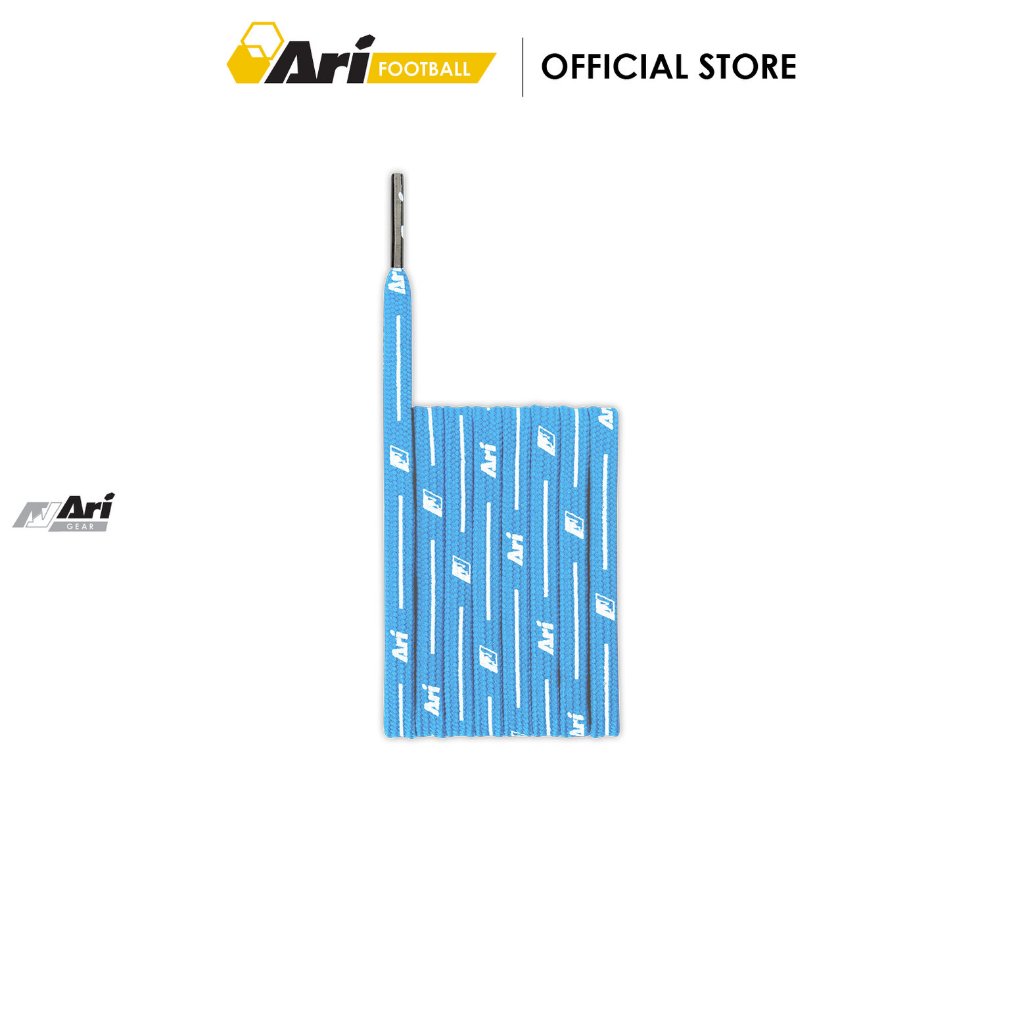 ARI COLORFUL SHOELACES - LIGHT BLUE เชือกรองเท้า อาริ COLORFUL สีฟ้า