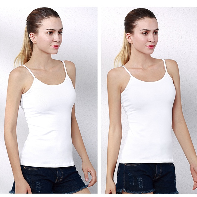 TC เสื้อสายเดี่ยว เสื้อซับใน ผ้านุ่ม ยืด ใส่สบาย ใส่ไม่ร้อน ซึมซับเหงื่อและระบายอากาศ รุ่น2779