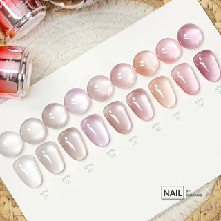 สีเจลลูกแก้ว โทนชมพู AS รหัส APN [พร้อมส่งจากไทย]