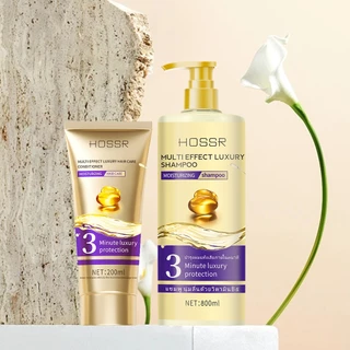 [ใหม่] โฮสสร์HORRS แชมพู ครีมนวด ฟื้นฟูผมแห้งเสียภายใน 3 นาที แชมพู 800 มล ครีมนวด 200 มล