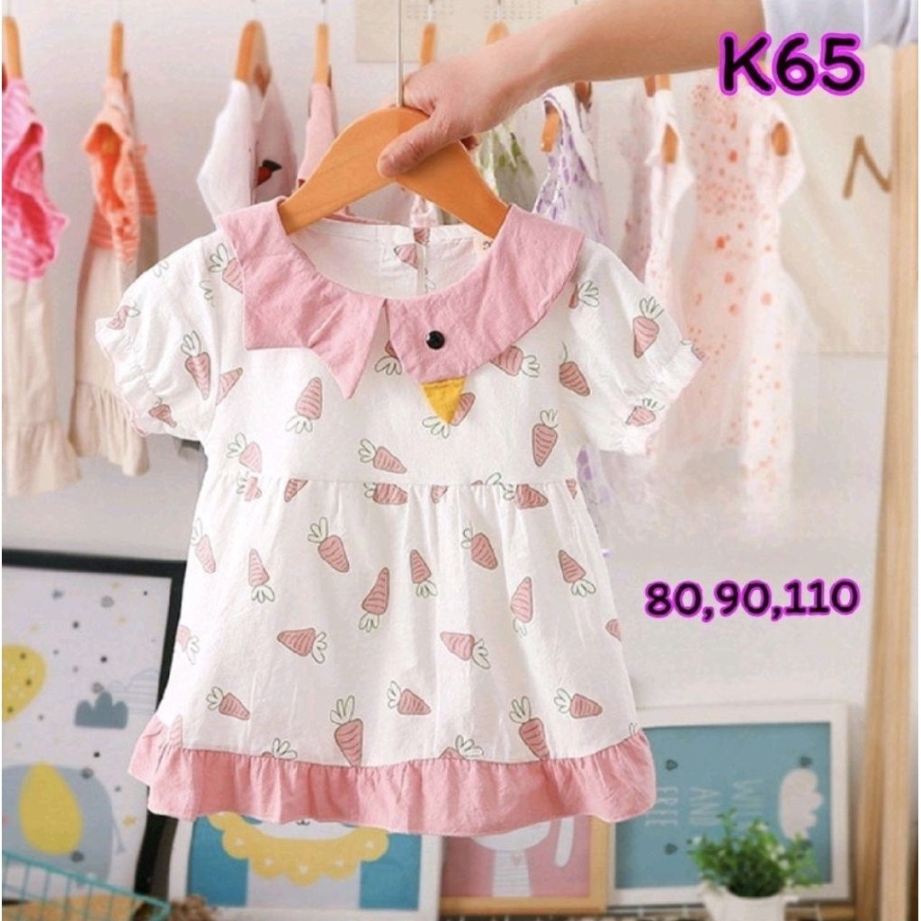 ชุดเด็กหญิงลายน่ารักมากK65