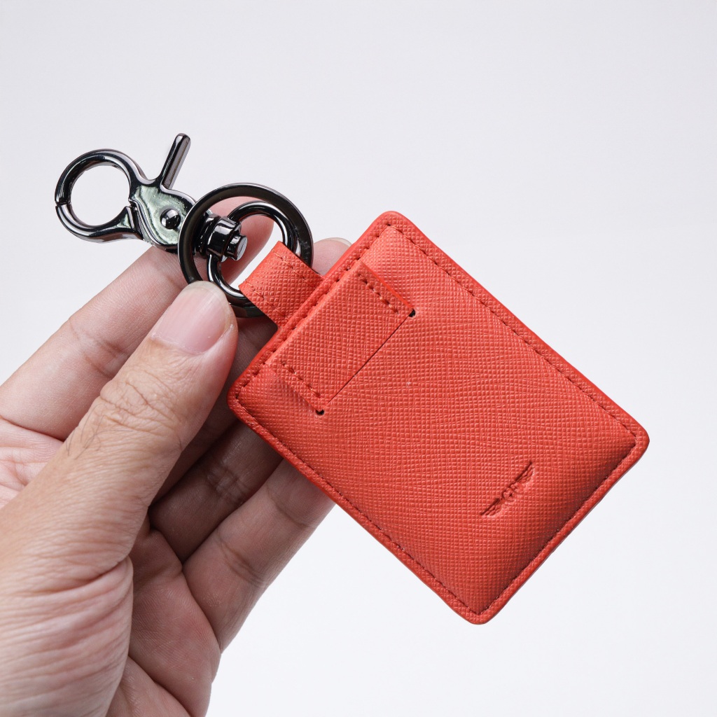 Gian Ferrente  พวงกุญแจหนัง Keychain No.24 Saffiano Collection