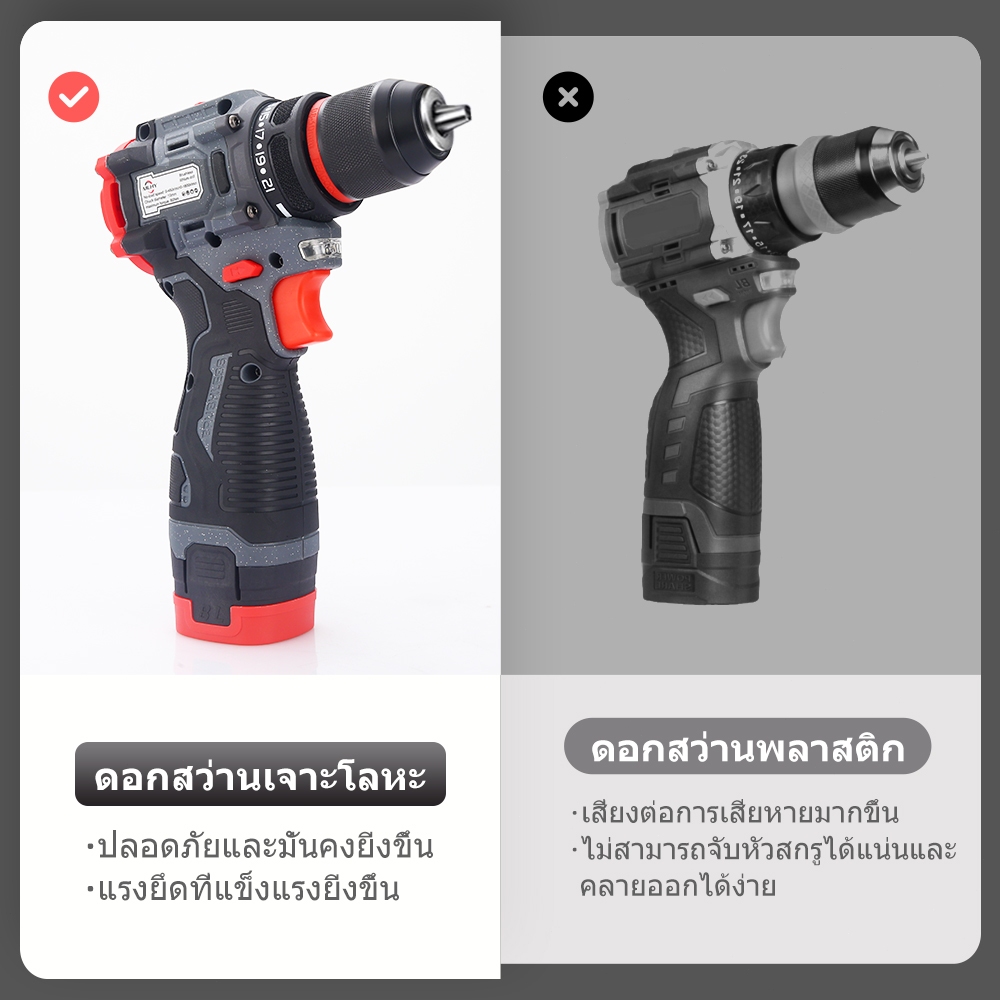 MLHY 108pcs ชุดเครื่องมือช่าง ชุดบล็อกประแจ Brushless พกพาไฟฟ้าสว่านไฟฟ้าสว่านไฟฟ้าสว่านไฟฟ้าชุดเพื่อเจาะเข้าไปในคอนกรีต - รูปที่ 2