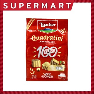 SUPERMART Loacker Quadratini Napolitaner 250 g.#1115826