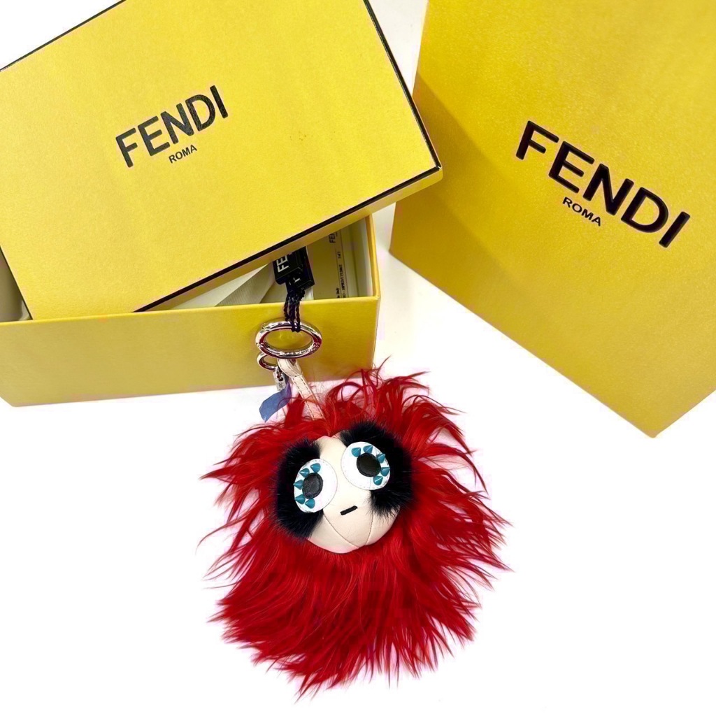 Clearance Sale! Fendi charm monster เฟนดิ ของแท้ มอนสเตอร์ ห้อยกระเป๋า แบรนด์เนม พวงกุญแจ