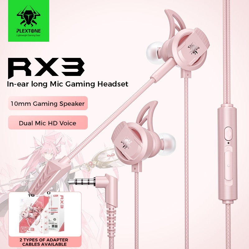 หูฟัง PLEXTONE xMowi RX3PRO rx3 rx3 pro หูฟังเล่นเกมพร้อมไมโคร headphone เกมส์มิ่ง มีไมค์ ตัดเสียงรบ