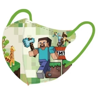 แมสเด็ก 4-12 ปี ลายไมน์คราฟต์ Minecraft พร้อมส่งที่ไทย