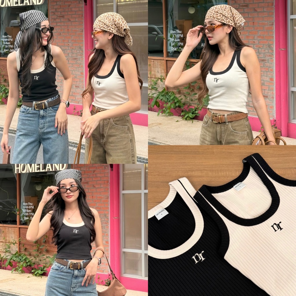 NICHARIS - เสื้อกล้ามทูโทน รุ่น Ruby Top