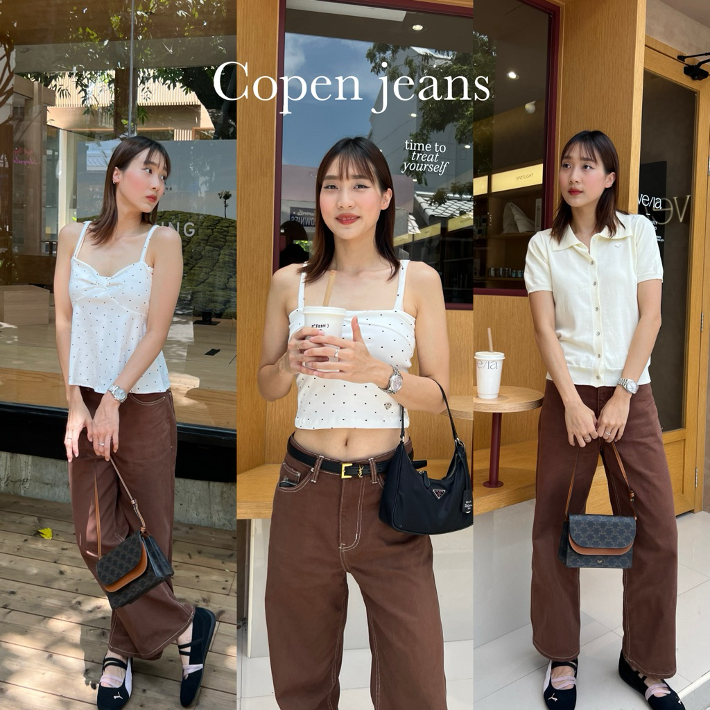กางเกงยีนส์ทรงกระบอก Copen jeans -MNL