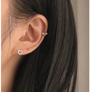 ♡ มีส่งด่วน ♡ ต่างหูจิว ต่างหูเงิน ก้านจิว 1 คู่ พร้อมส่ง