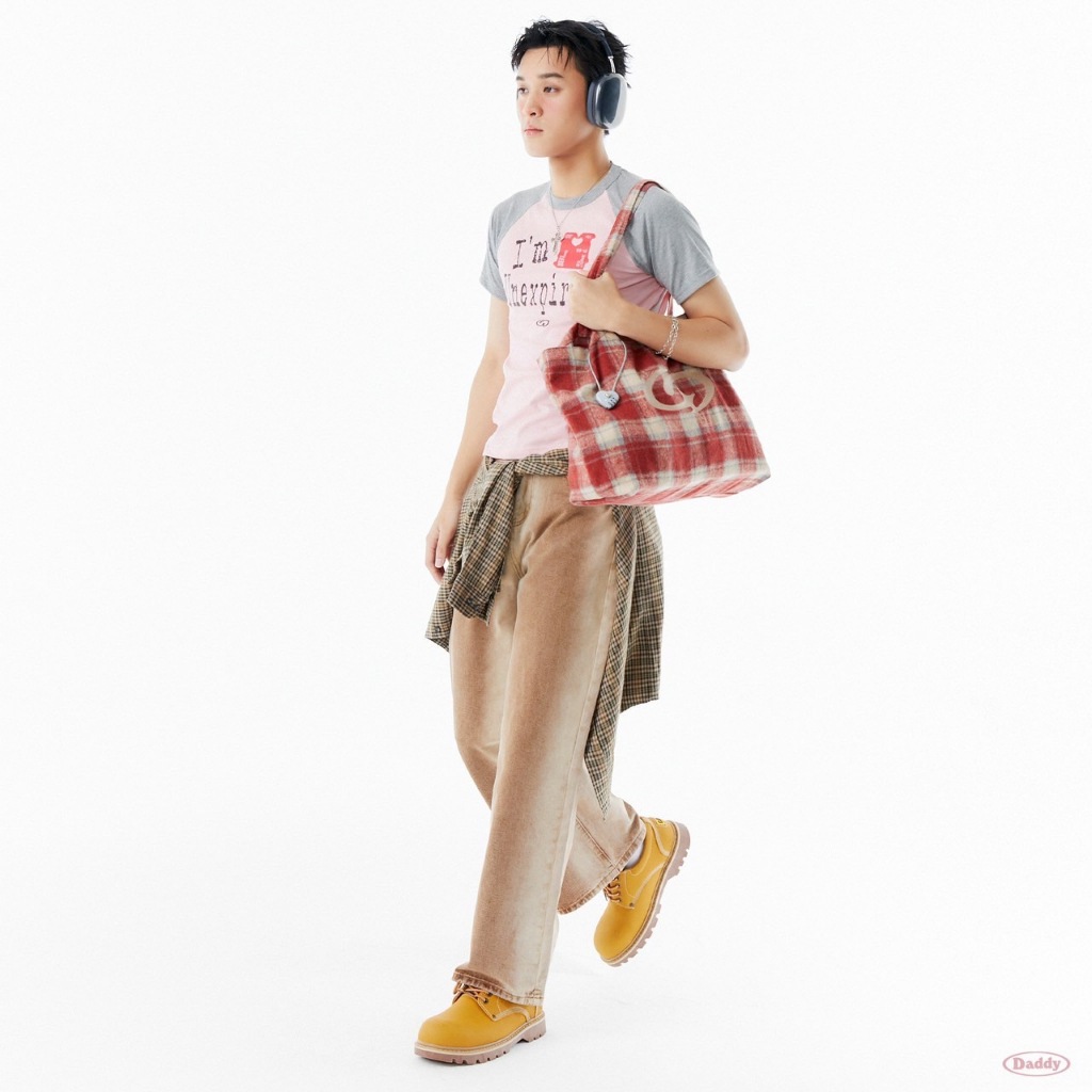 DADDYCLUB | I'm Unexpired T-shirt เสื้อยืด แขน raglan สุดน่ารัก - รูปที่ 6