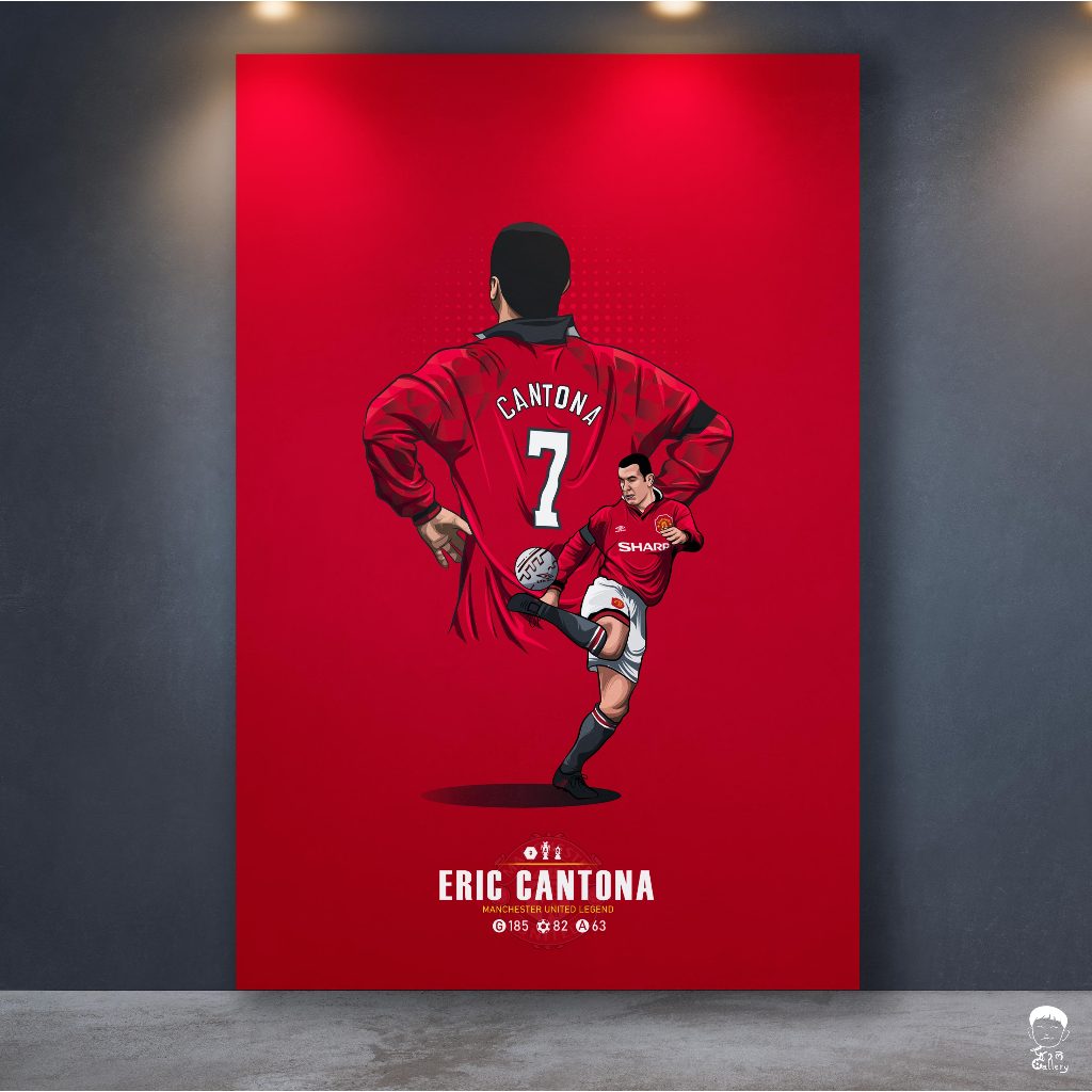 Eric Cantona, เอริค คันโตน่า, กรอบรูปเเมนยู