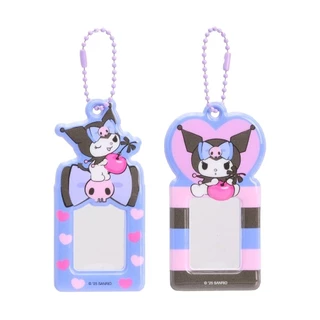 พวงกุญแจ ใส่รูป ห้อยกระเป๋า มี 2ชิ้น/แพค และแบบ 1ชิ้นมี2ช่องใส่รูป จาก Sanrio ลิขสิทธิ์แท้100% พร้อมส่ง