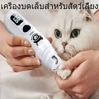 เครื่องบดเล็บสุนัขไฟฟ้า, ไฟ LED ABS กรรไกรตัดเล็บสัตว์เลี้ยง, กรรไกรตัดเล็บสัตว์เลี้ยงแบบชาร์จไฟได้ USB 3 สปีด