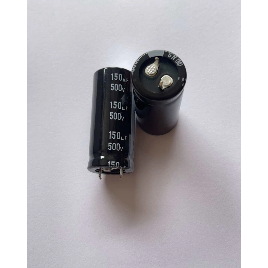 1 ตัว คาปาซิเตอร์ 150uf 500V capacitor 150uf500V