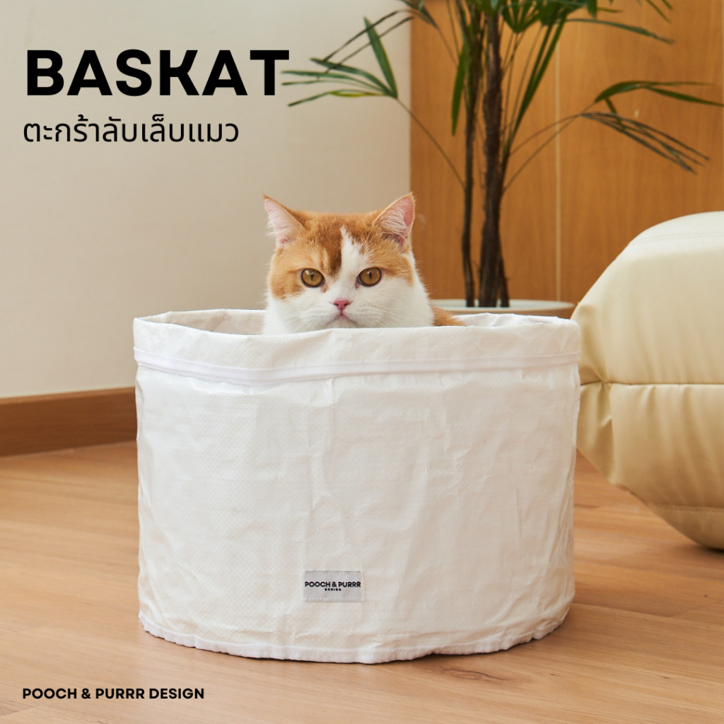 POOCH & PURRR | BASKAT ตะกร้าลับเล็บแมว ตะกร้าแมวอเนกประสงค์