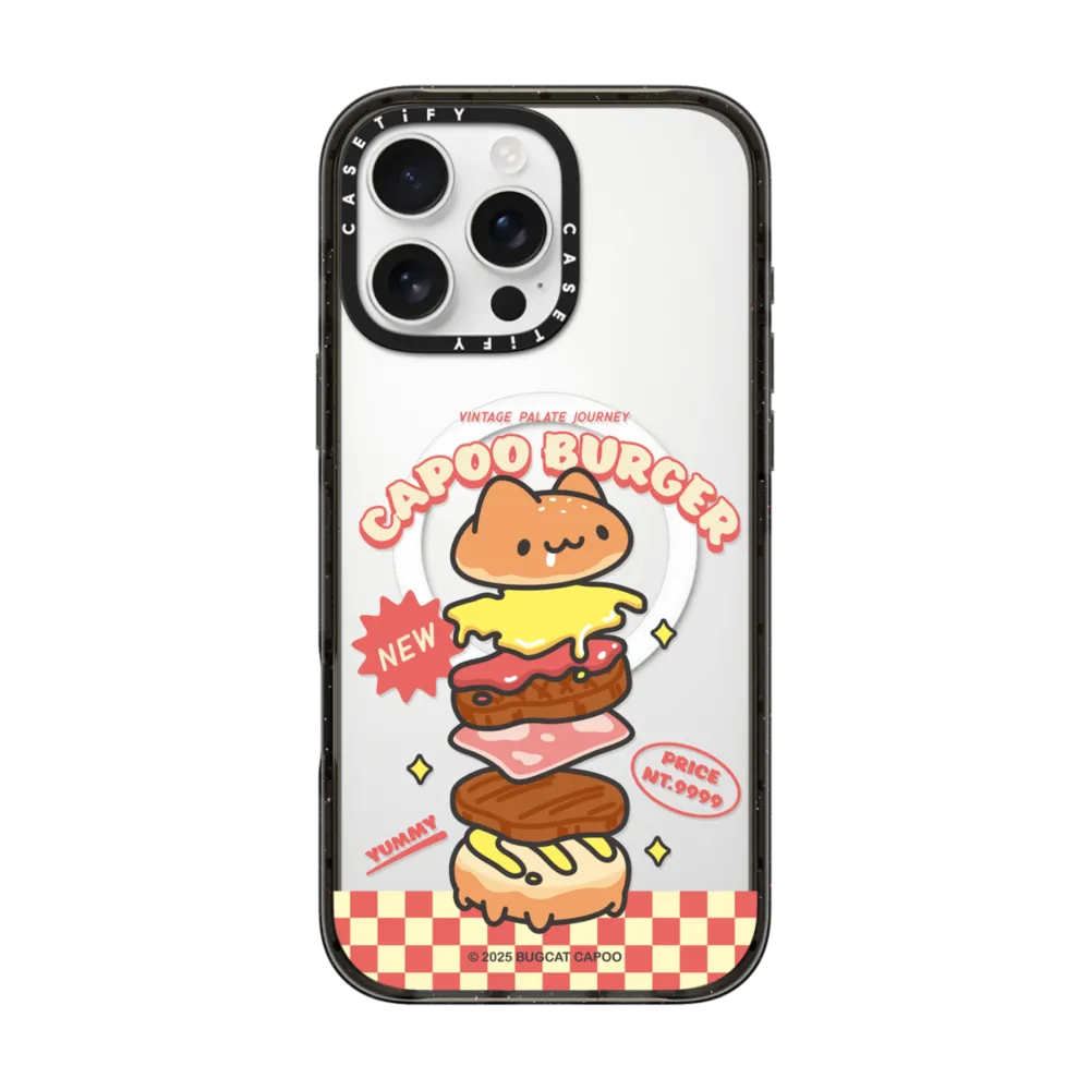 [พร้อมส่ง] CASETiFY | Burger Bugcat Case [Bugcat Capoo]