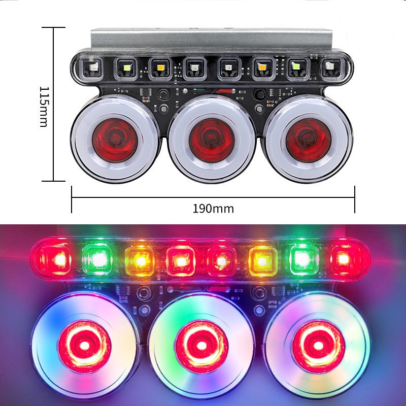 ไฟข้างรถบรรทุก รถกระบะ ไฟกระพริบ ไฟท้าย ไฟเลี้ยว ไฟตกแต่ง RGB กันน้ำ 12V/24V ไฟแต่งรถ