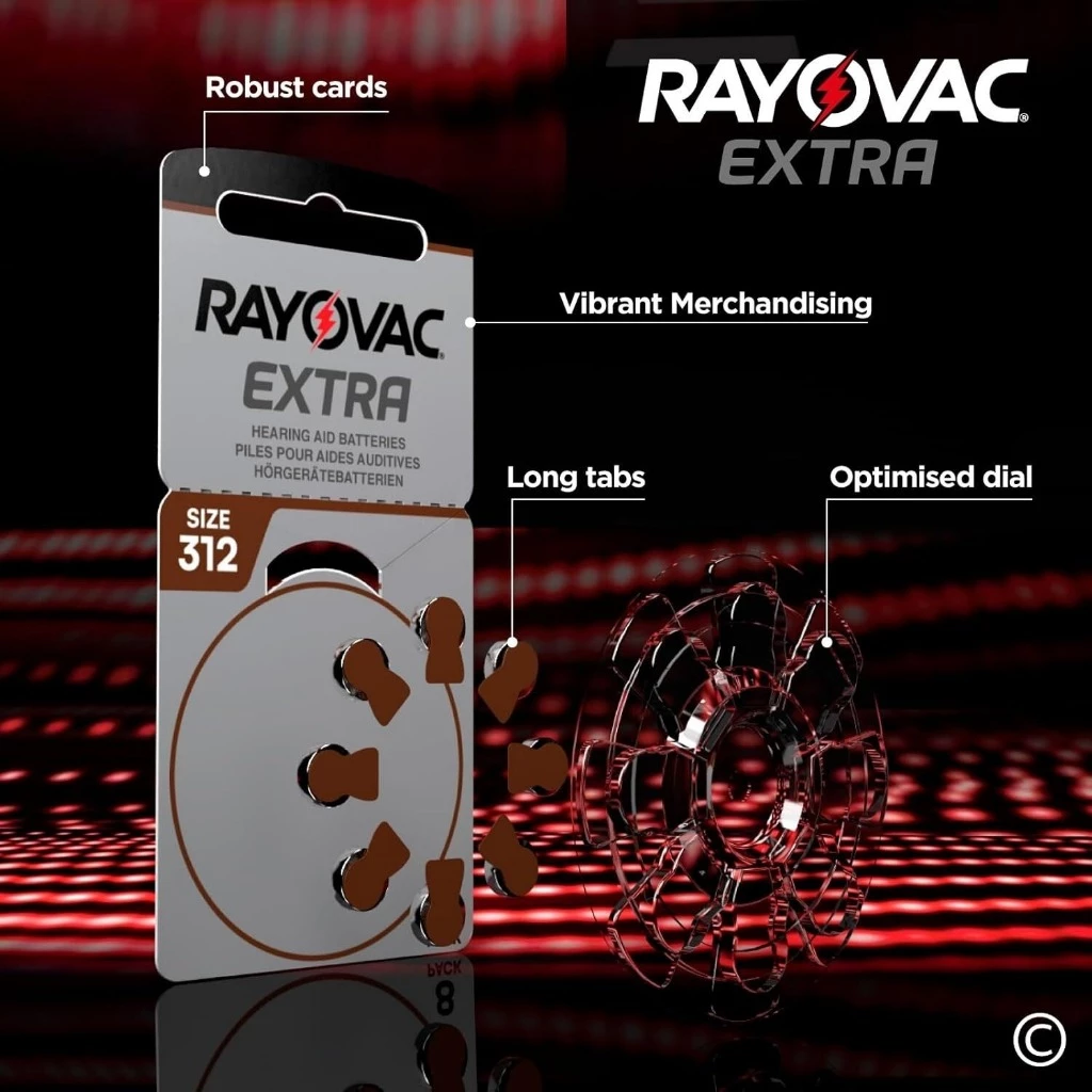 ถ่านเครื่องช่วยฟัง RAYOVAC เบอร์ 10/13/312/675 แพ็ค 6 ก้อน thumbnail 9