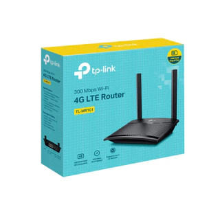 TP-LINK เราเตอร์ใส่ซิม รองรับ 4G ทุกเครือข่าย 300 Mbps Wireless N 4G LTE Router รุ่น TL-MR101