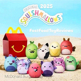 Mcdonald Happy Meal 2025  Squish Mallow ของสะสมแมคโดนัล