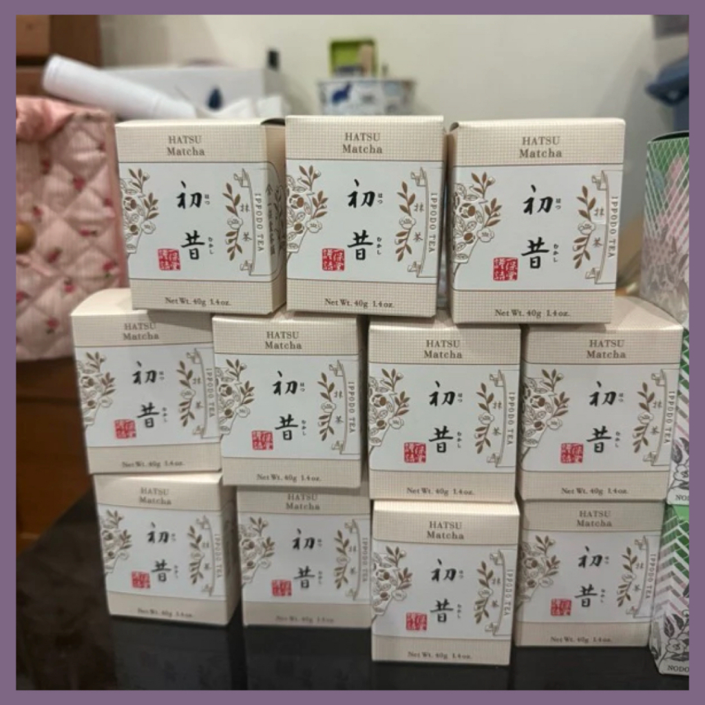 พร้อมส่ง มัทฉะตัวดังจากญี่ปุ่น Ippodo เกรดพรีเมียม ละมุน เข้มข้น แท้ 100% 🇯🇵  Ippodo Uji "Hatsu" 40g Green Tea