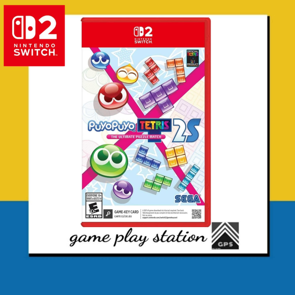 NS2 nintendo switch 2 puyo puyo tetris 2s ( english ) game key card full game download