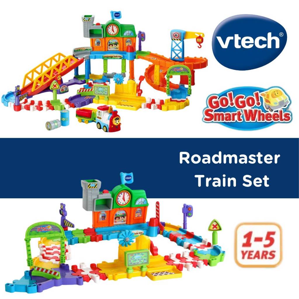 VTech Go! Go! Smart Wheels Roadmaster Train Set ของเล่นรางรถ