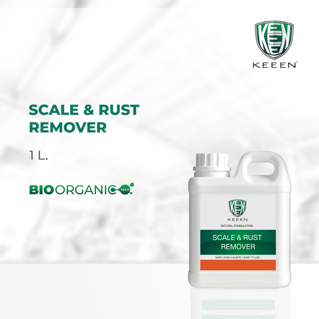 Keeen ผลิตภัณฑ์ขจัดคราบ ตะกรัน หินปูน คราบสนิม – SCALE & RUST REMOVER 1L (1ลิตร) – โปรปัง