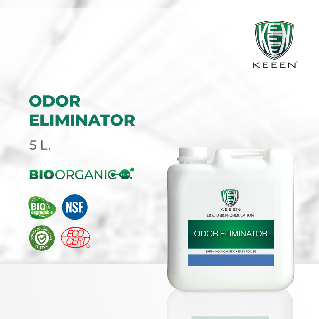 Keeen ผลิตภัณฑ์ขจัดกลิ่นสำหรับบ่อขยะ - ODOR ELIMINATOR 5L (5ลิตร)
