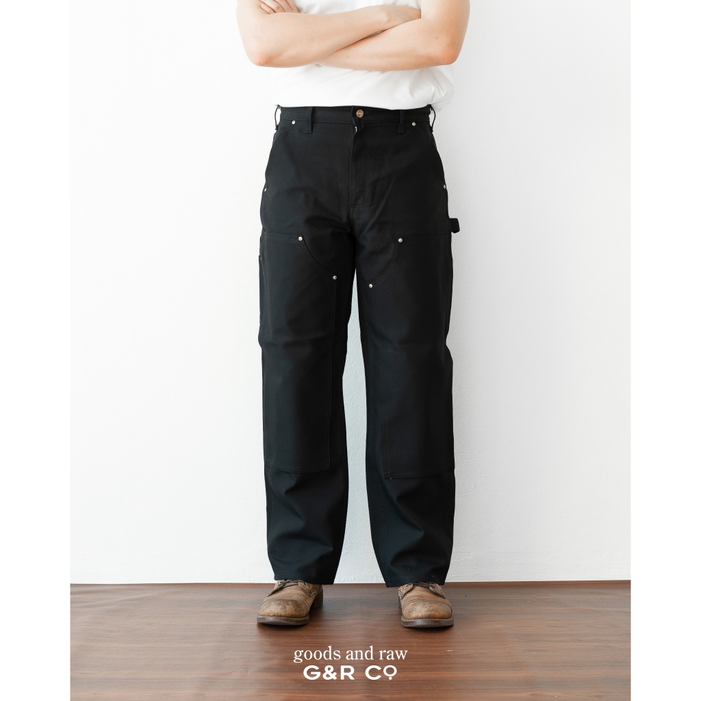 แท้100% (มี2สี ดำ/น้ำตาล)Carhartt Double Knee Loose Fit โดย Goods & Raw