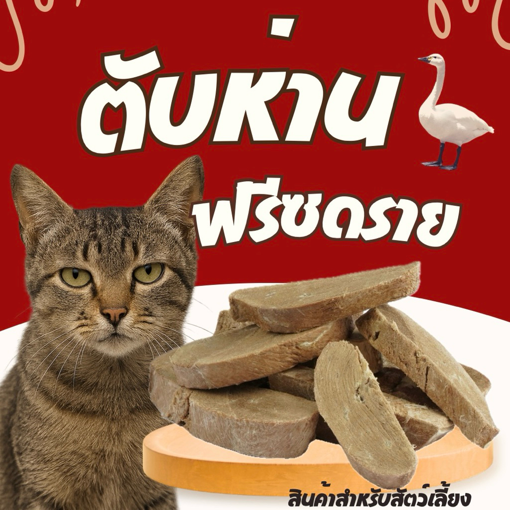 ตับห่านฟรีซดราย สำหรับสัตว์เลี้ยง หมา แมว