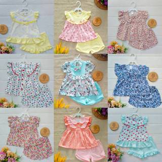 💥🎉Carter's ชุดเซ็ทเด็กผู้หญิง 1-5 ขวบ ชุดแขนสั้นขาสั้น