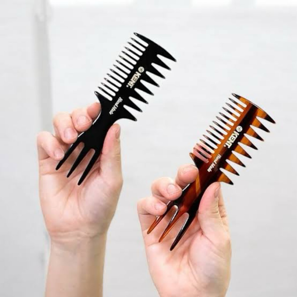 KENT 57T HANDMADE FISHTAIL COMB หวีจัดทรง หวีซี่ห่าง หวีหางปลา หวีเซ็ท ขนาด 15 Cm